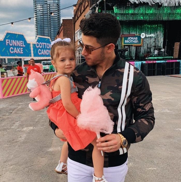 Nick Jonas and niece Valentina