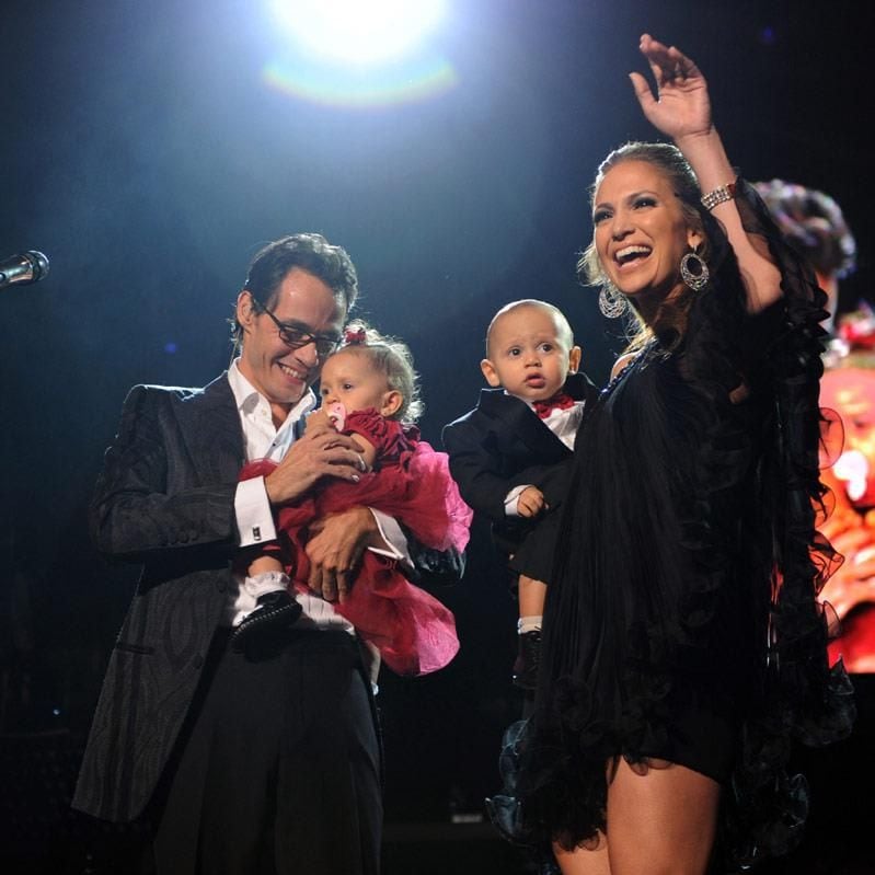 Jlo, Marc Anthony and kids