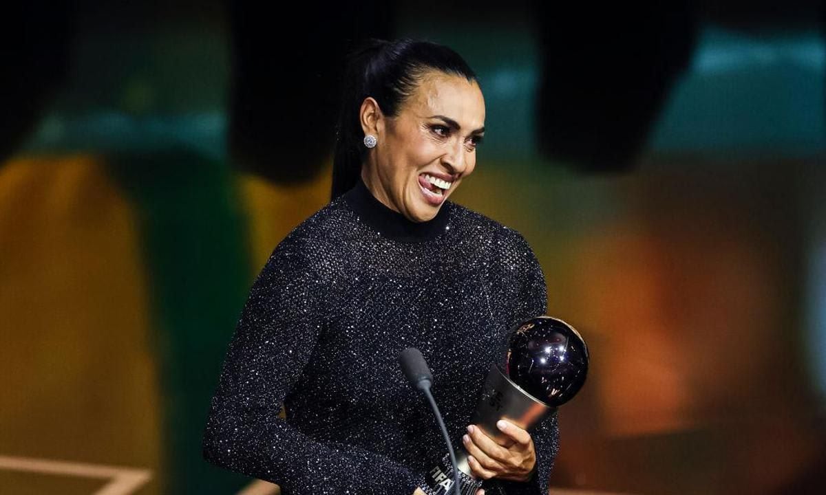 Marta at the FIFA awards