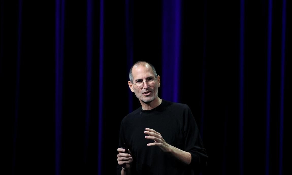 Apple's Steve Job announced iOS 4.2 which will be available in November for the iPad, iPhone and iPod Touch Wednesday September 1, 2010 at the Yerba Buena Arts Center in San Francisco. (Maria J. Avila Lopez/Mercury News)