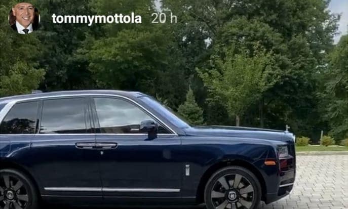 Tommy Mottola bought himself a Roll Royce as a Birthday present