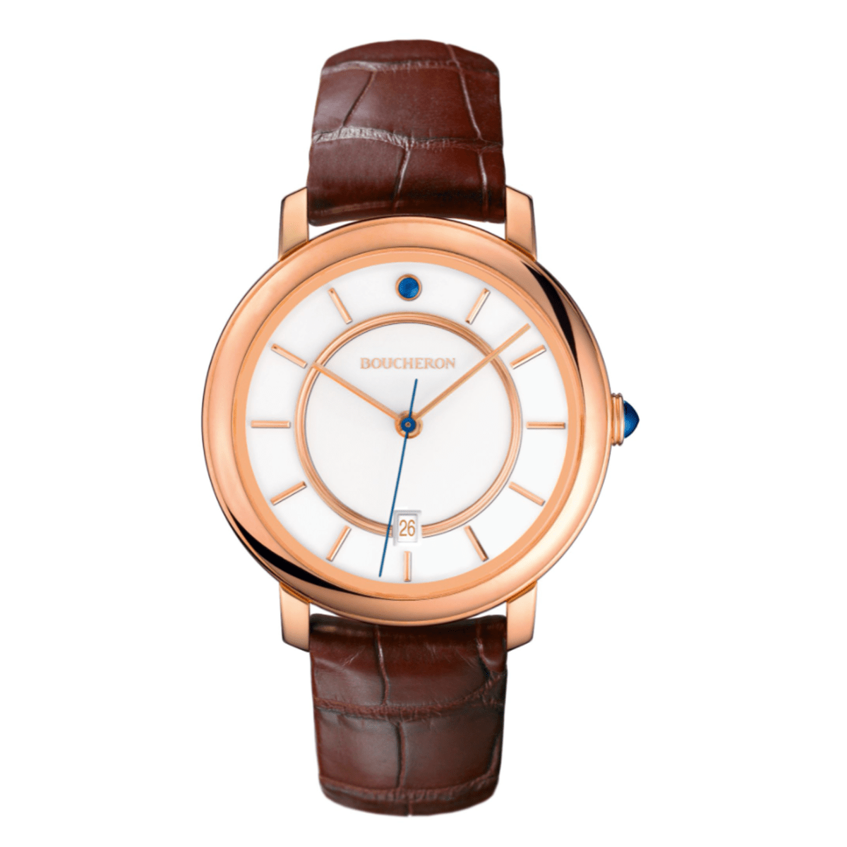 BOUCHERON Epure watch, 42mm, pink gold