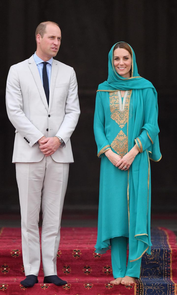 Kate Middleton's outfits during royal tour of Pakistan