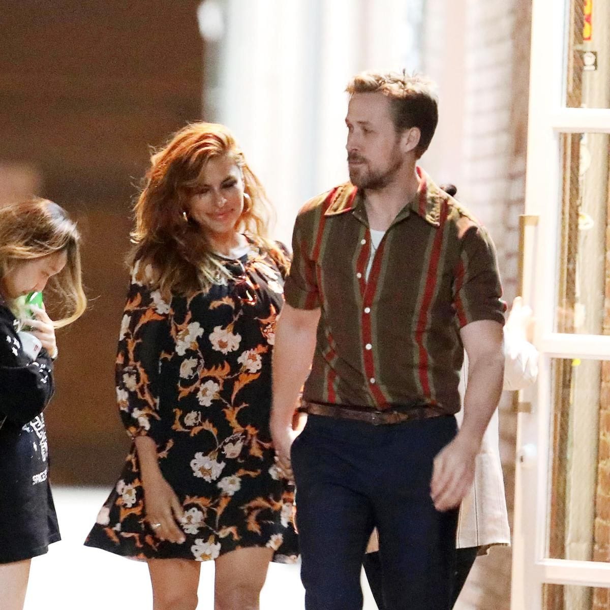 Ryan Gosling & Eva Mendes Have a Low Key Romantic Dinner Date in Los Angeles