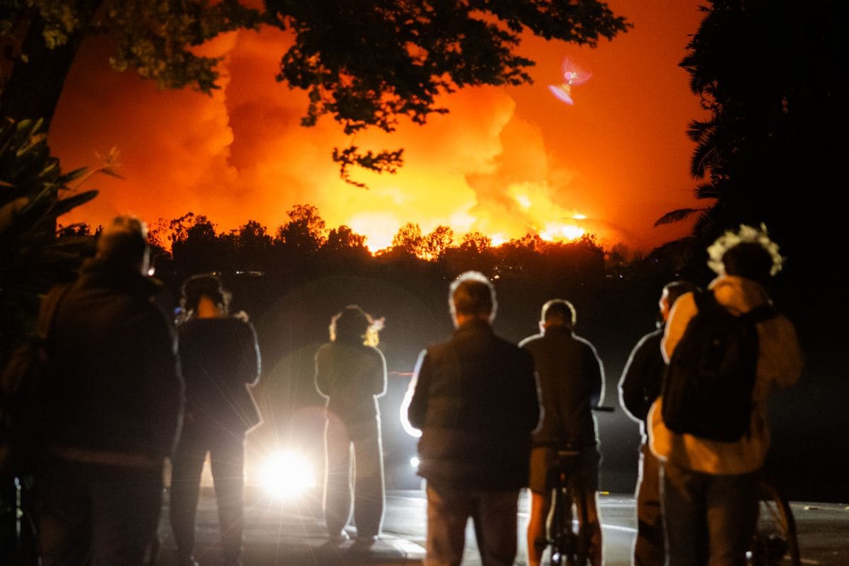 Families in shock begin to visit their charred homes in the Los Angeles area