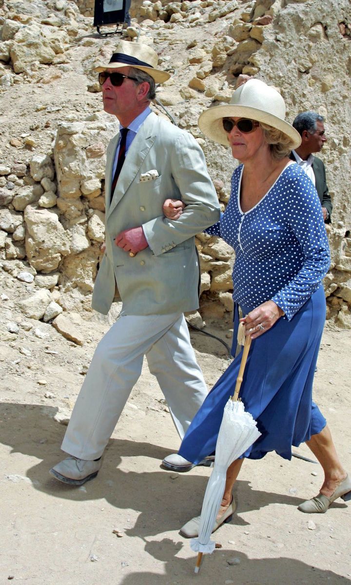 The royal couple (photographed in Egypt in 2006 ) will also visit Egypt during the tour