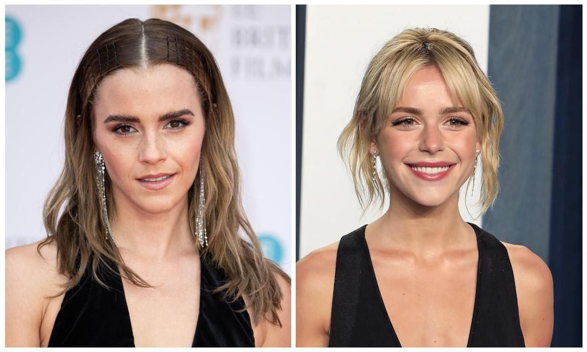 Emma Watson and Kiernan Shipka