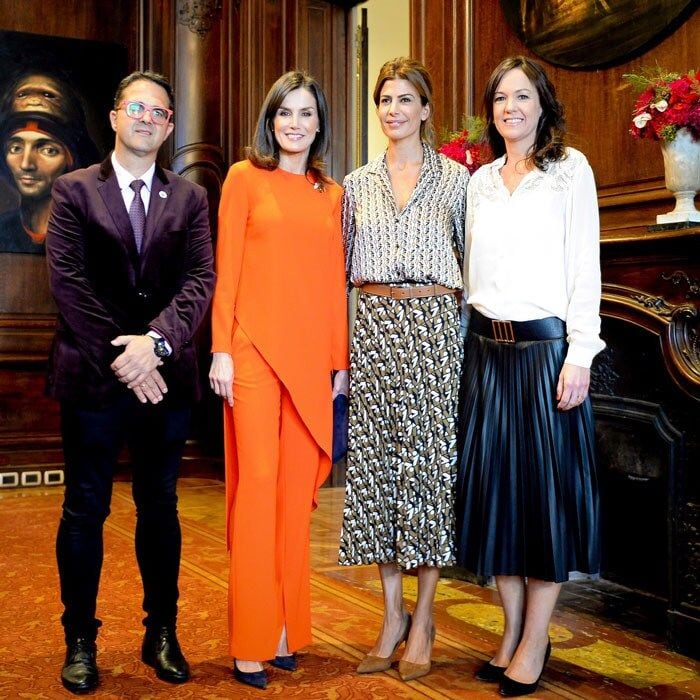 Queen Letizia and Juliana Awada