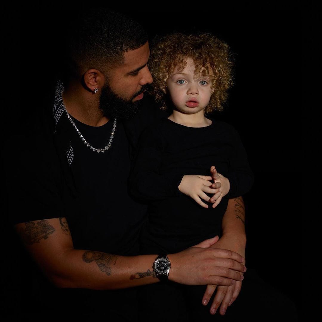 Drake first photos with baby boy