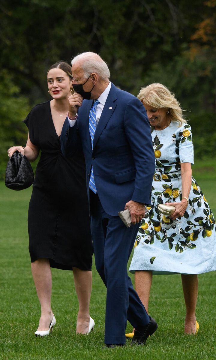 The president and first lady’s eldest grandchild Naomi Biden got engaged to her boyfriend Peter Neal this year