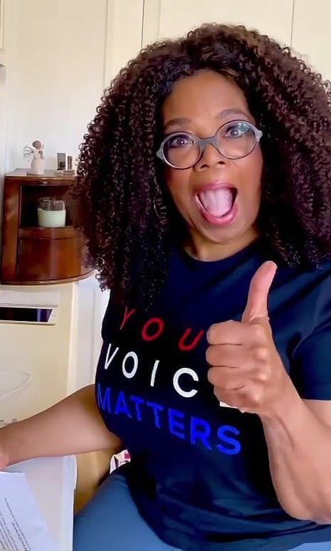Oprah Winfrey partnered with Beto O‘Rourke’s Powered By People organization to surprise United States citizens and urge them to vote during the upcoming presidential election on November 3rd or drop off their absentee ballots.