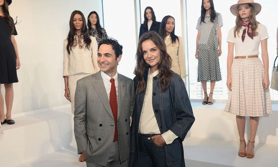 Katie Holmes supported good friend Zac Posen at his Brooks Brothers' presentation.
Photo: Andrew Toth/Getty Images