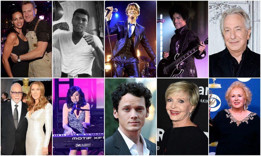 As 2016 comes to an end, we can't help but take a moment to fondly remember the icons, beloved music, film and TV stars, and rising talents just getting their starts that we've lost this year.
Photo: Getty Images, PA