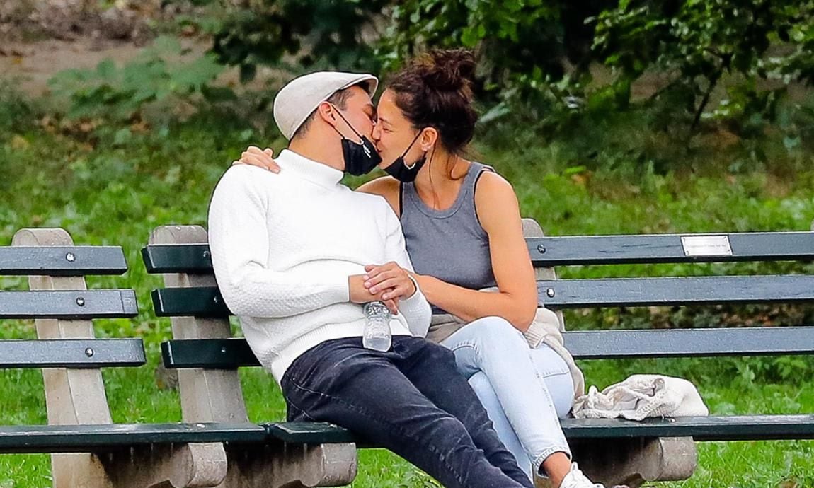 Katie Holmes and her new boyfriend Emilio Vitolo Jr at Central Park