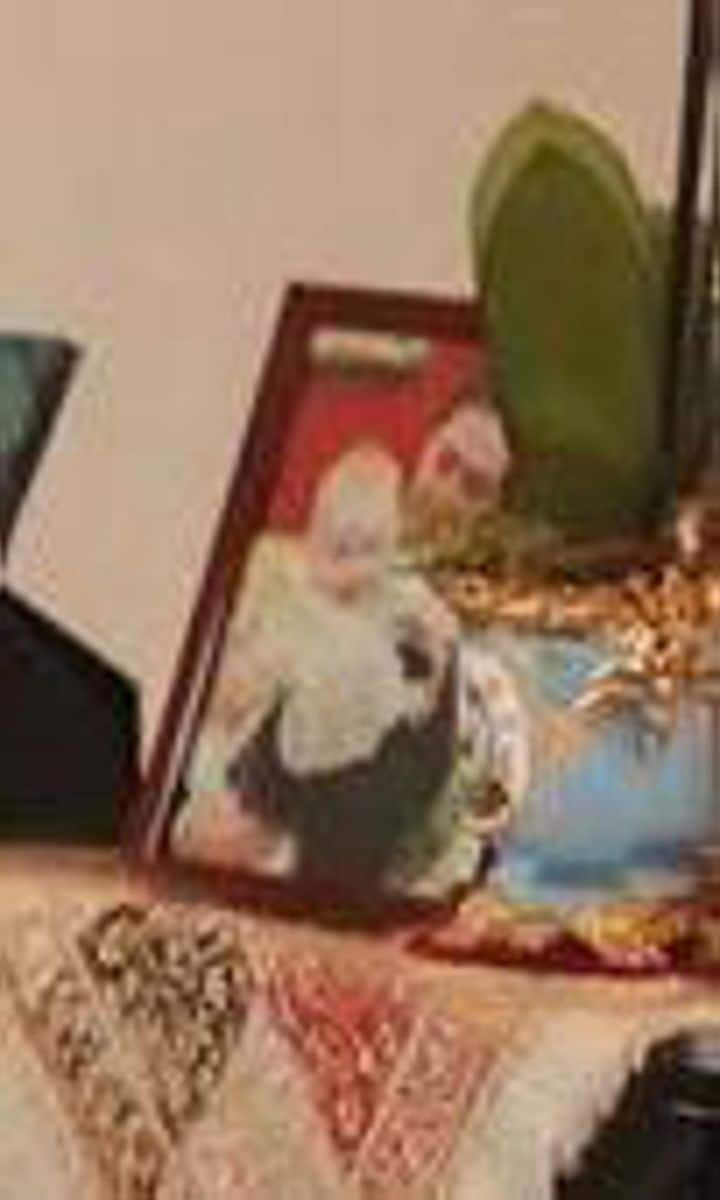 A framed photo of Sienna and Edo appears to be on display in the previously unseen picture of Queen Elizabeth