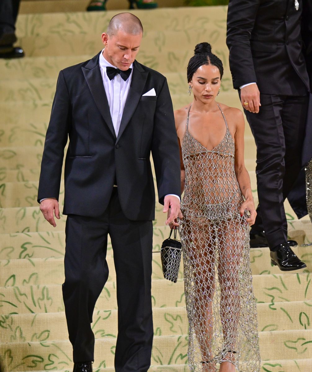 Channing Tatum and Zoe Kravitz leave the 2021 Met Gala