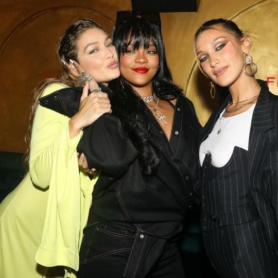 Rihanna, Gigi Hadid, Bella Hadid