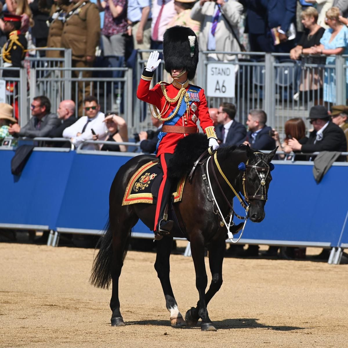 Prince William pictured at the Colonel’s Review in 2023