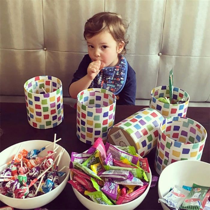 Joseph lent a hand with the treats during the Purim celebration.
<br>
Photo: Instagram/@ivankatrump