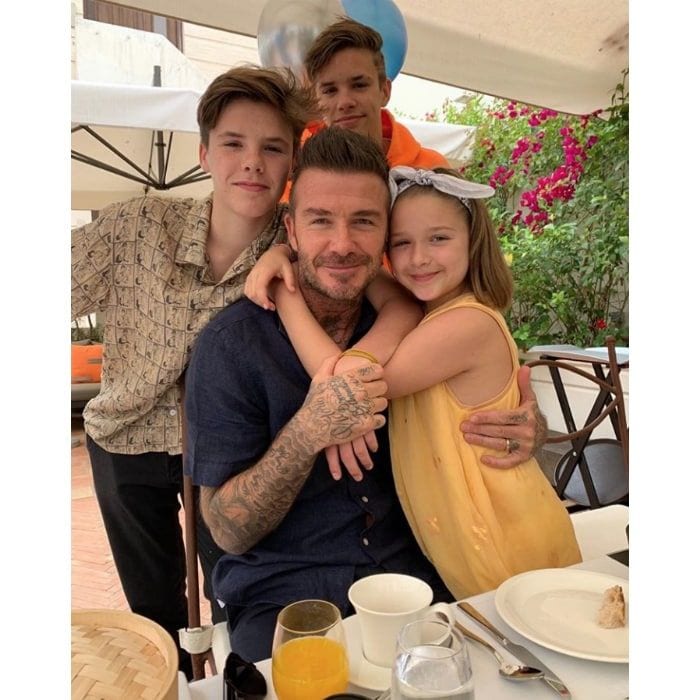 David Beckham family