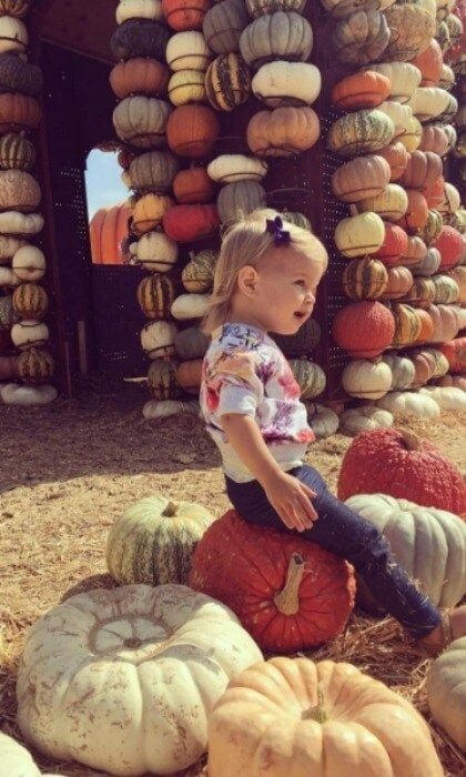 Vanessa Lachey found the "perfect little pumpkin" in her daughter Brooklyn.
Photo: Instagram/@vanessalachey