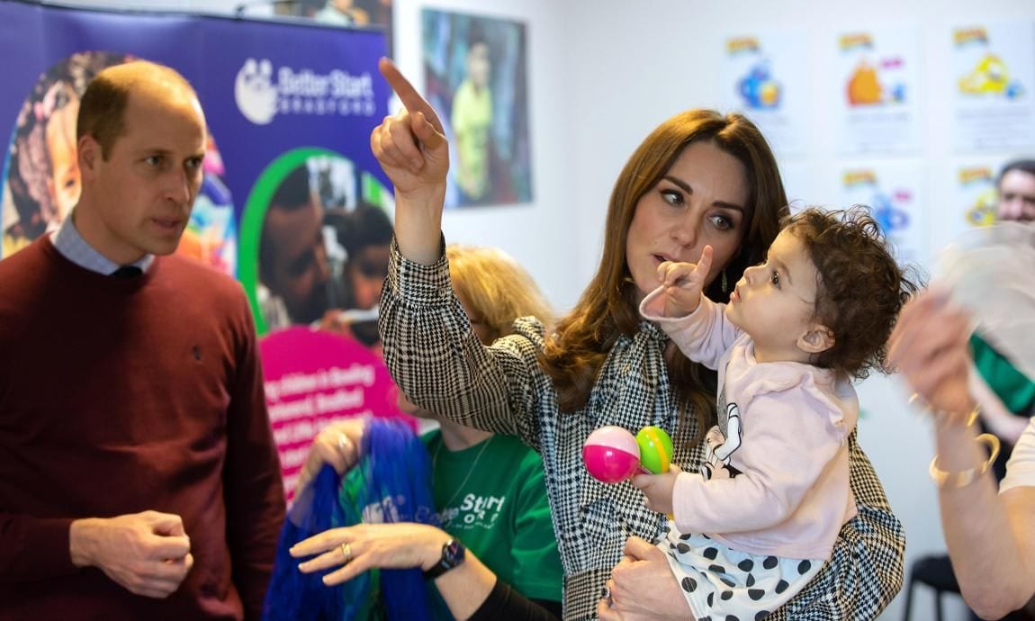 Kate Middleton showed off her maternal skills at the Khidmat Centre