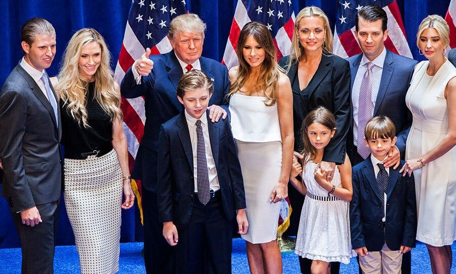 The matriarch of the Trump family proudly stood beside her husband as he announced his candidacy for the 2016 presidential race in June 2016 sporting a strapless white dress.
Photo: Christopher Gregory/Getty Images