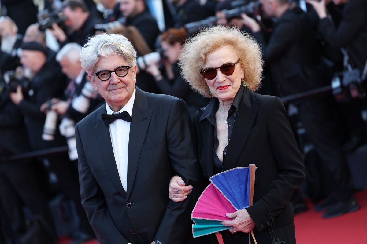 Marisa Paredes and her partner Jose Maria Chema Prado at this year's Cannes Film Festival