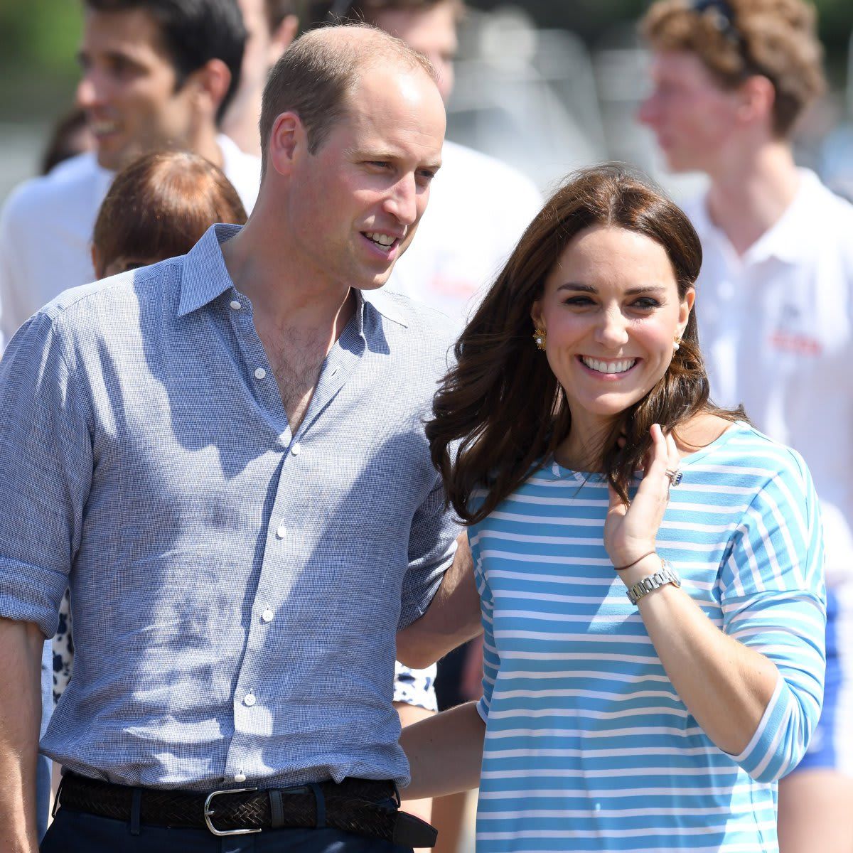 Kate Middleton and Prince William celebrate baby news