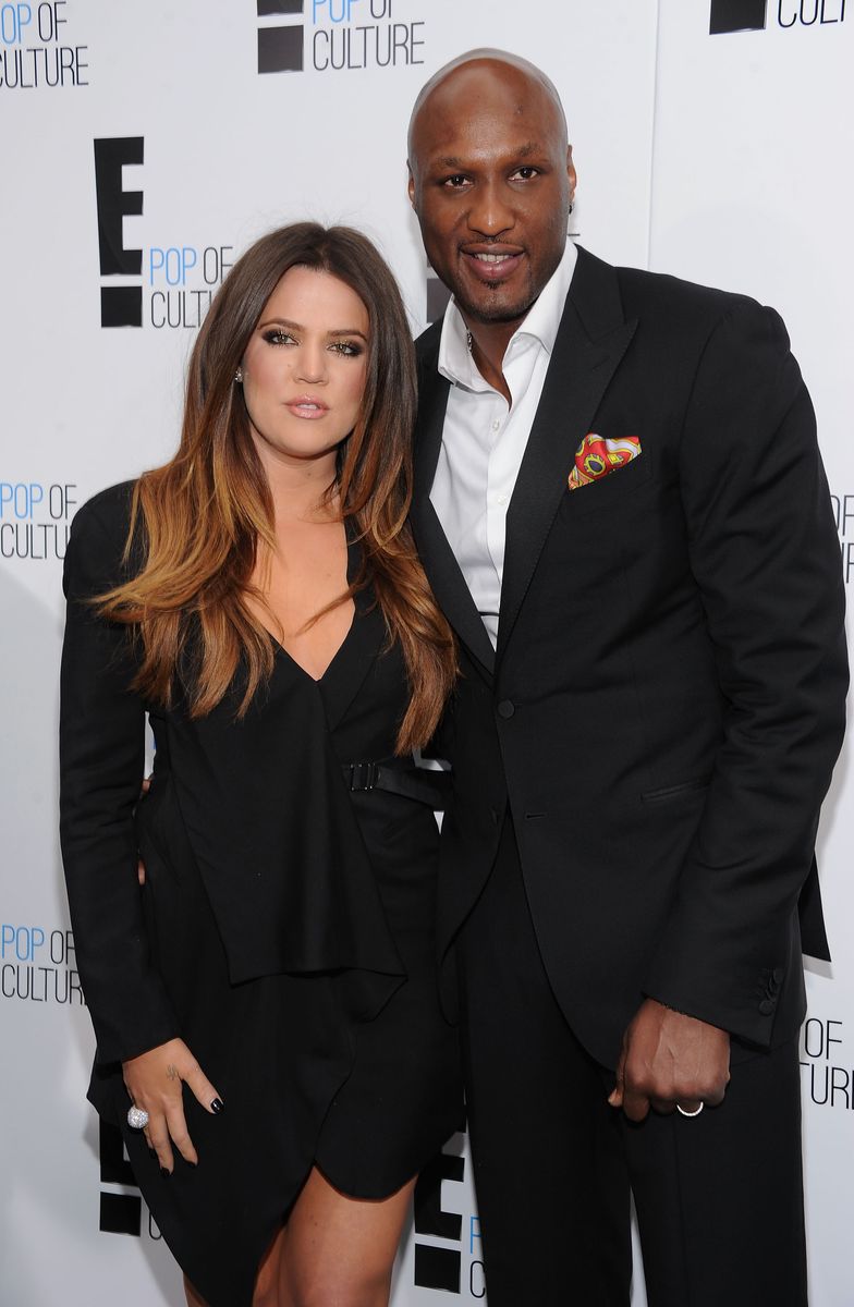 NEW YORK, NY - APRIL 30:  Khloe Kardashian Odom and Lamar Odom of "Keeping Up With The Kardashians" attend E! 2012 Upfront at NYC Gotham Hall on April 30, 2012 in New York City.  (Photo by Dimitrios Kambouris/E/NBCU Photo Bank via Getty Images for E!)