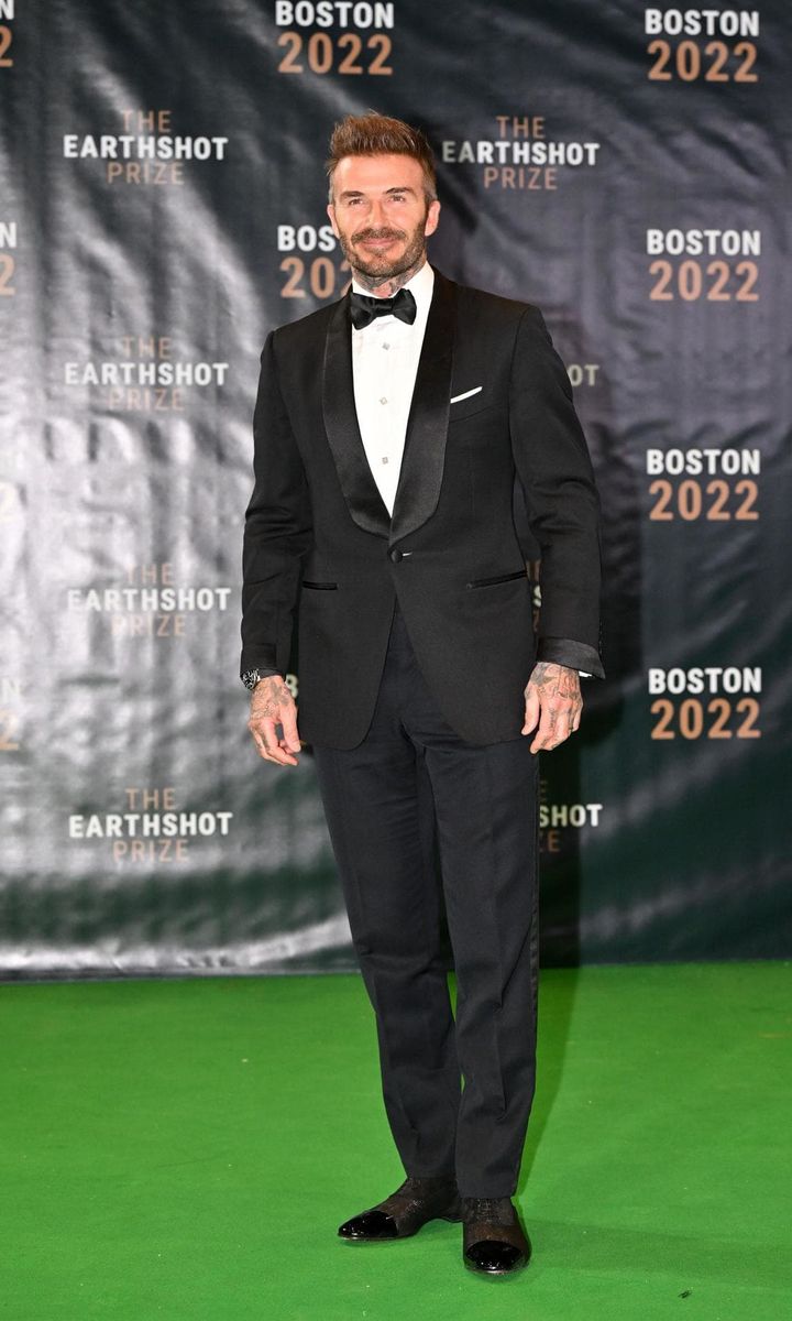 Presenter David Beckham