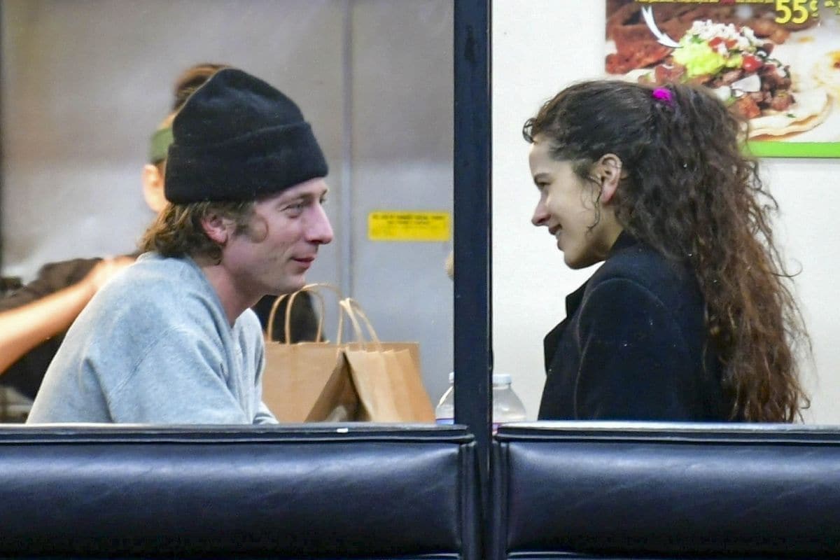 Jeremy Allen White and Rosalia in Los Angeles