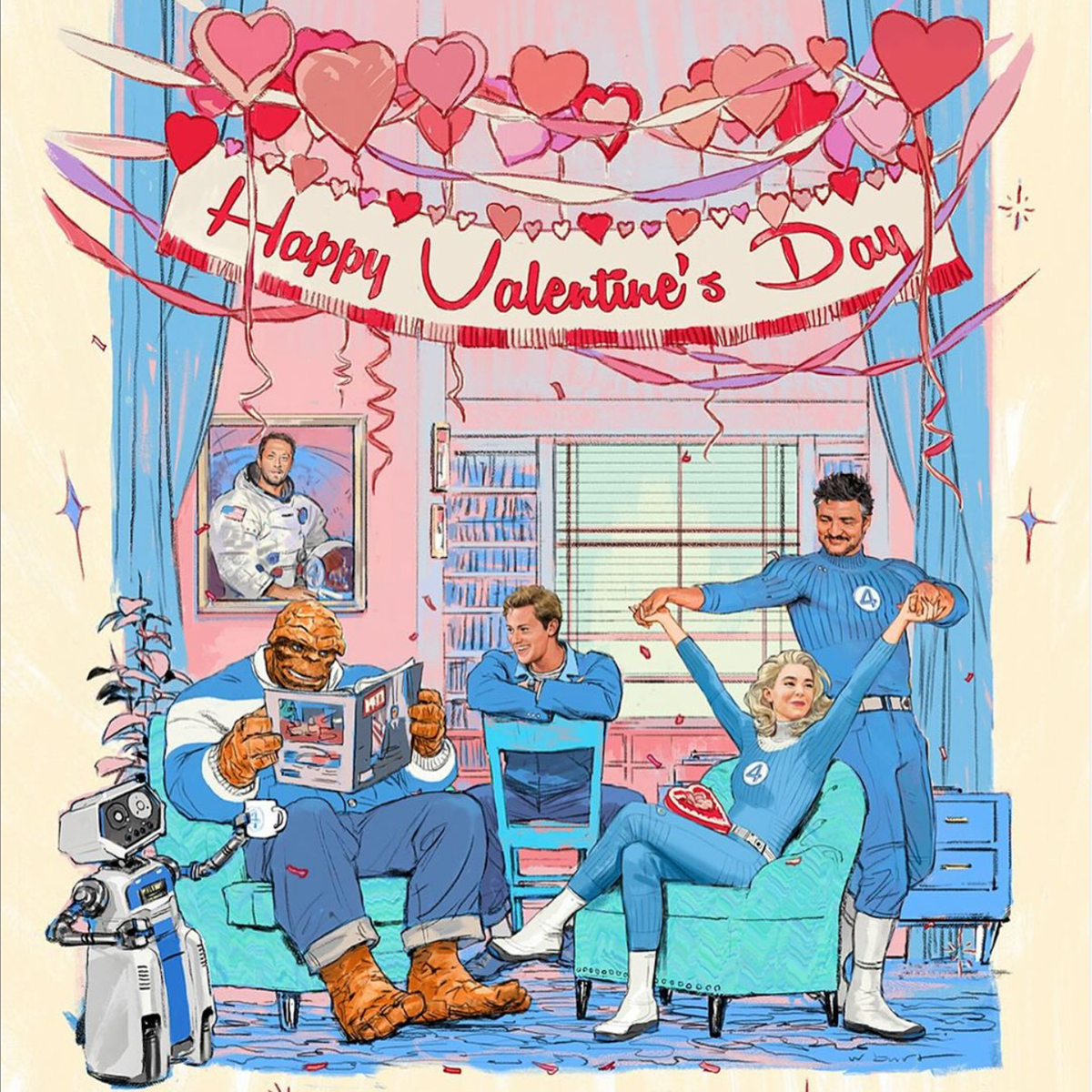  Marvel announced the cast of the upcoming film on Valentine’s Day, with Pedro playing Reed Richards 