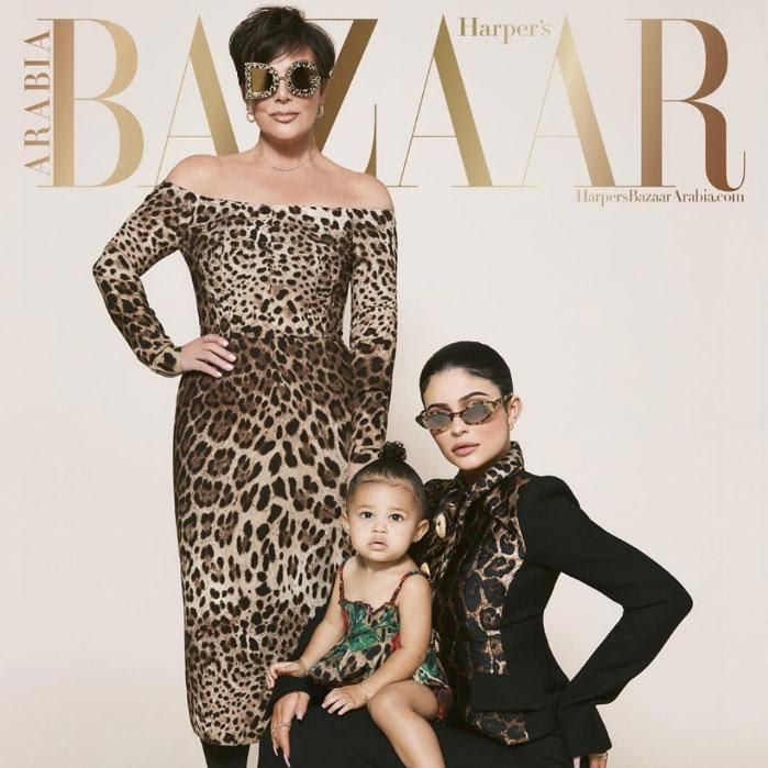 Stormi Webster first cover, Kylie Jenner, Kris Jenner