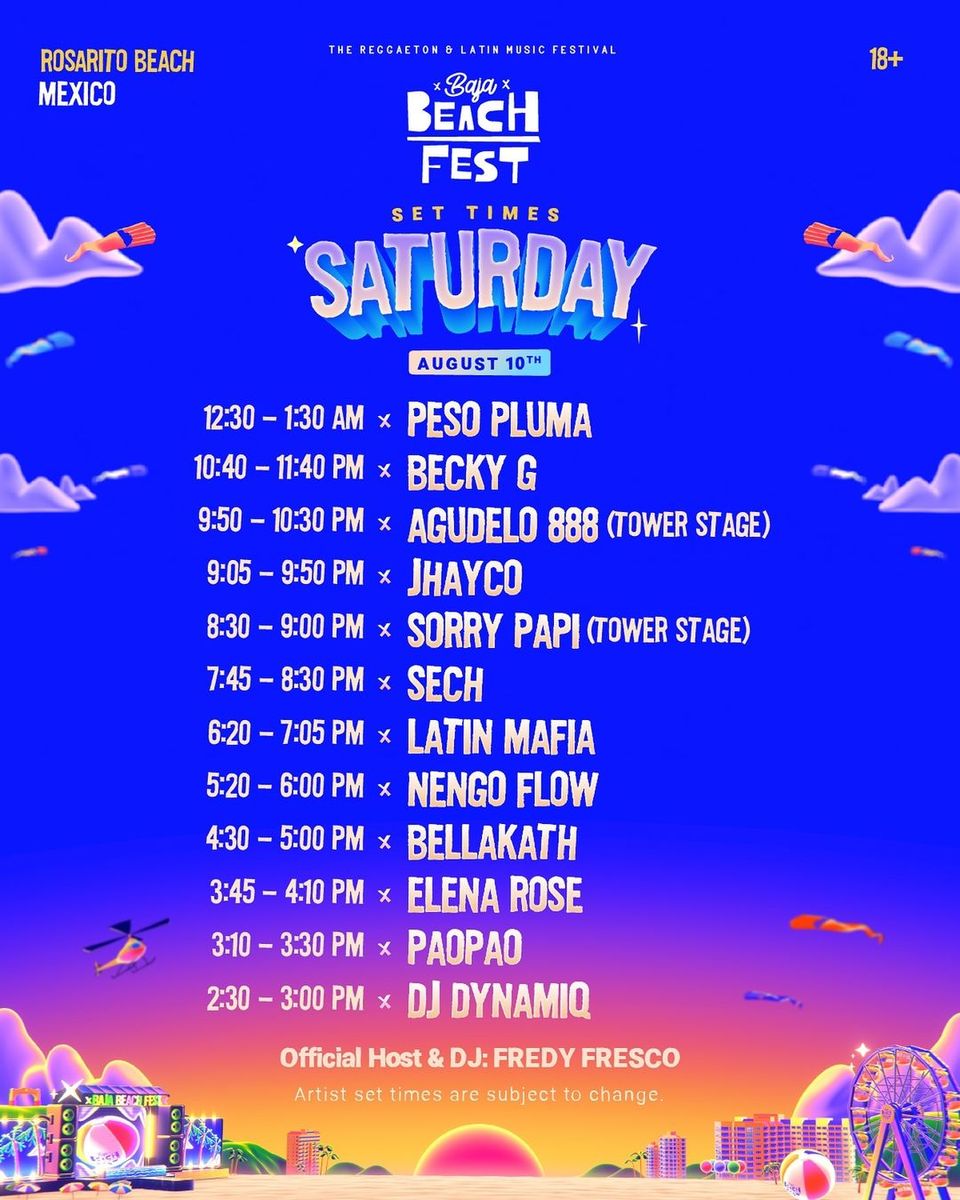 Baja Beach Fest: Friday 