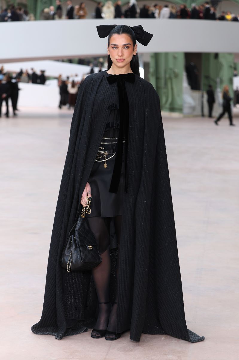 Dua Lipa attends the Chanel Haute Couture Spring-Summer 2025 show