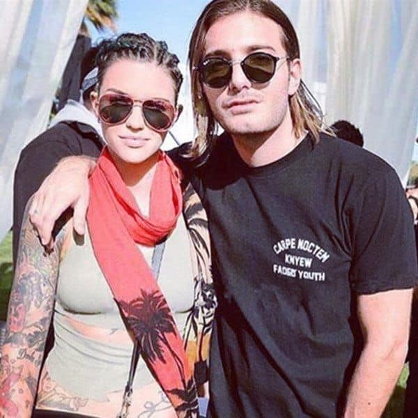 <b>Ruby Rose</B> wore her hair blue-green braids and captioned her snap: "FAMchella."
<br>
Photo: Instagram