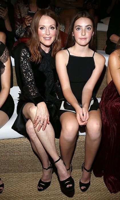 Oscar winner Julianne Moore brought her daughter Liv Freundlich as her date to the Ralph Lauren fashion show.
Photo: Paul Morigi/WireImage