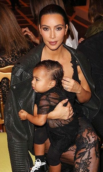 North West stole the show at Givenchy's Spring 2015 catwalk presentation during Paris Fashion Week.