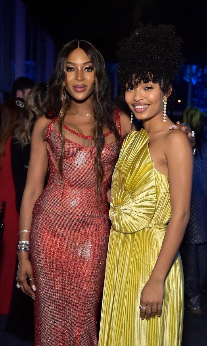 Naomi Campbell and Yara Shahidi style