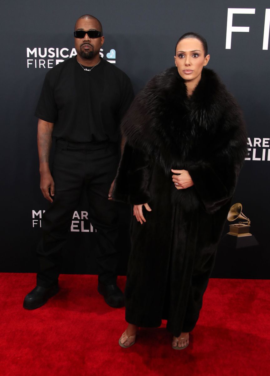 Bianca Censori and Kanye West at the 67th Annual Grammy Awards