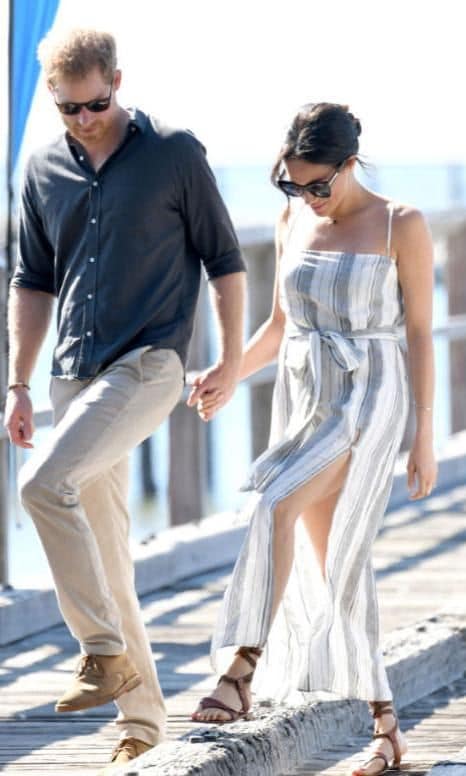 Meghan Markle striped dress Australia