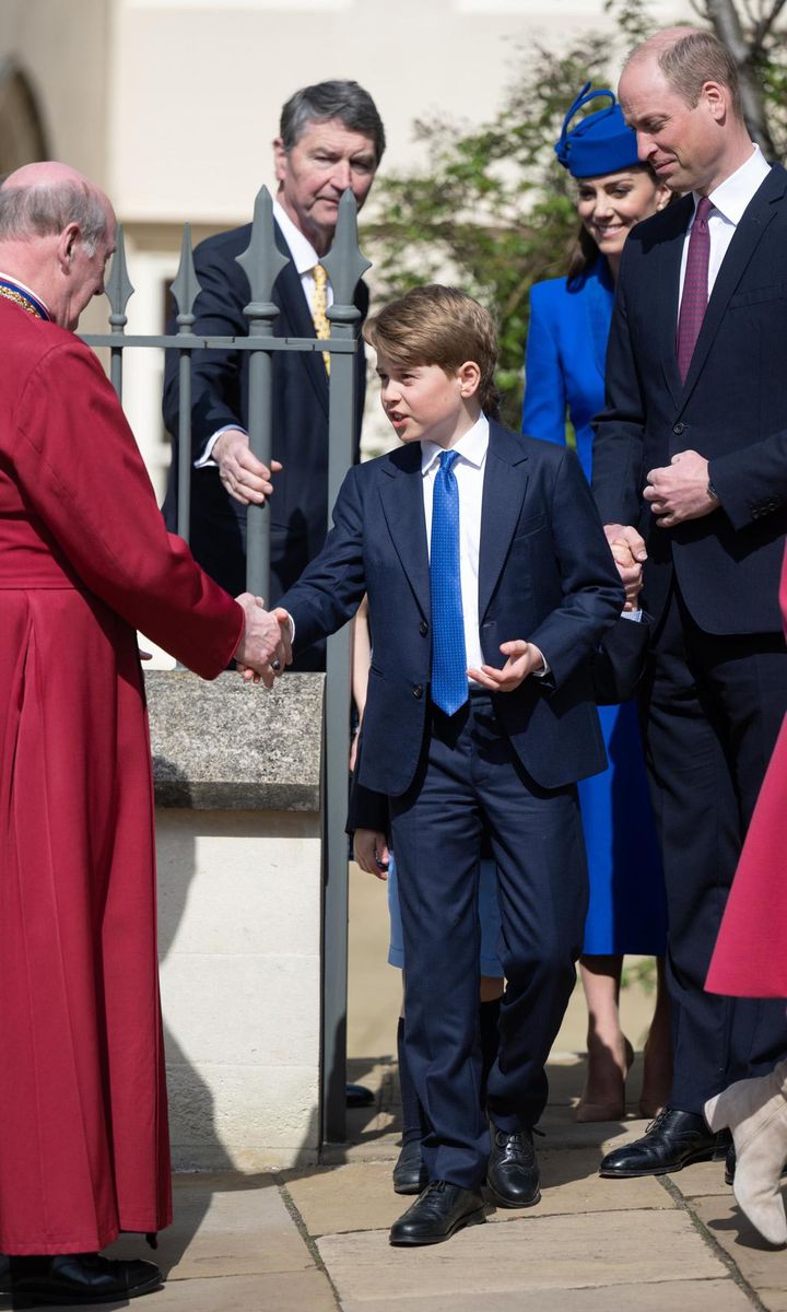 Prince Louis joins royal family at Easter service for first time: Photos