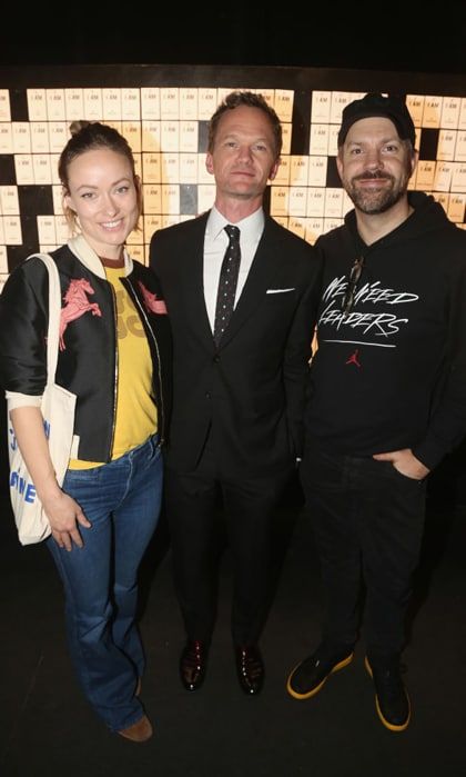 April 12: Olivia Wilde and Jason Sudeikis supported pal Neil Patrick Harris at the opening night of his play <i>In and Of Itself</i>, which he executive produced in NYC.
Photo: Bruce Glikas/FilmMagic)