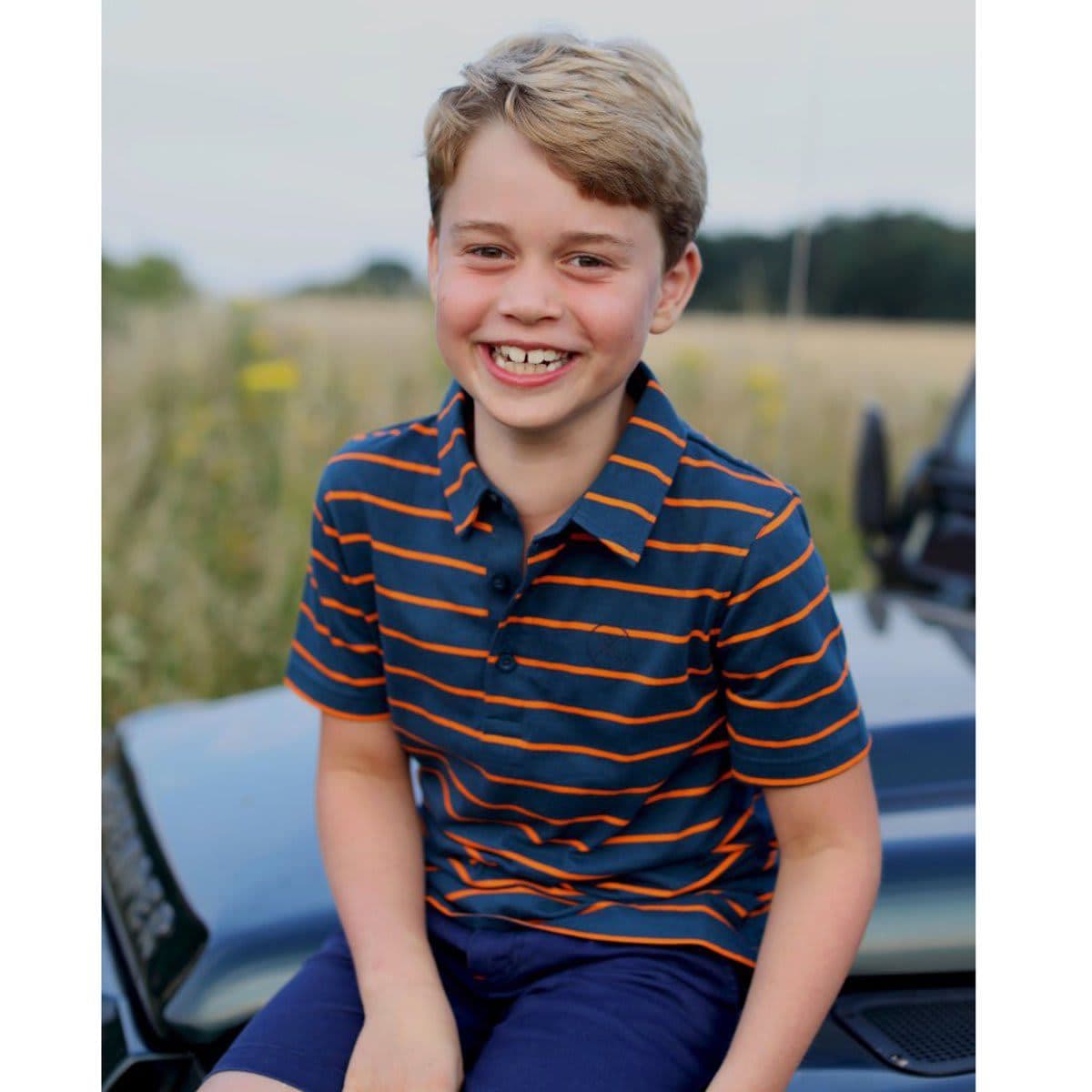 A new photo of Prince George was released ahead of his eighth birthday