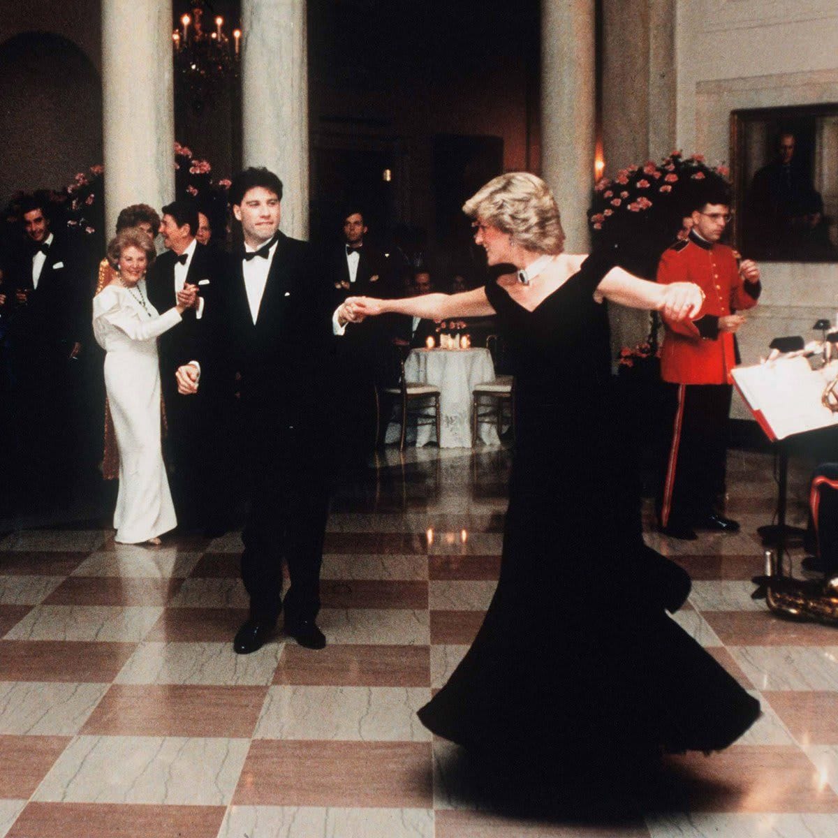 John Travolta and Princess Diana famously danced together at the White House in 1985