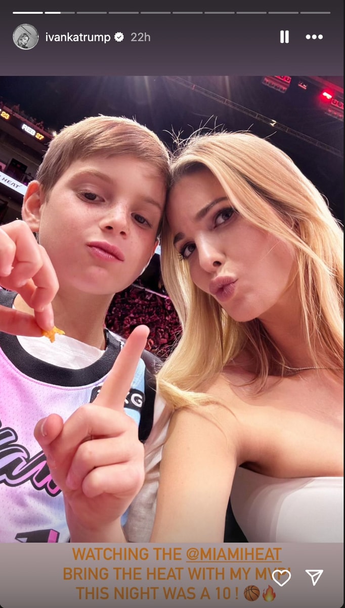 Ivanka Trump and her son