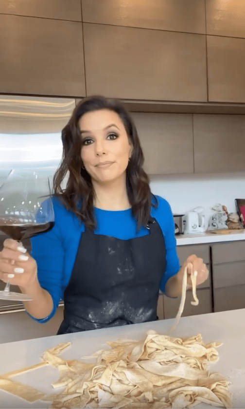 eva longoria cooking