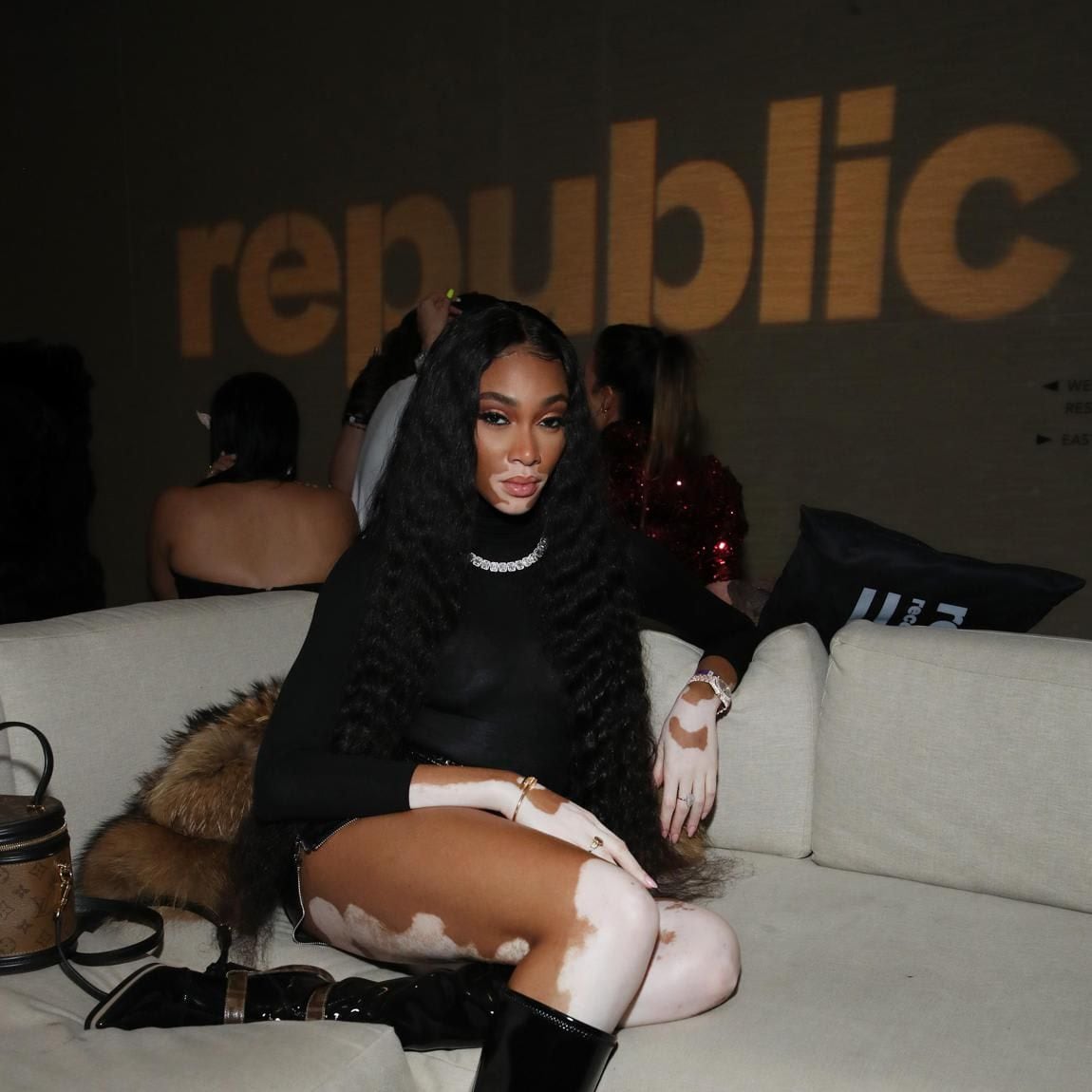 Winnie Harlow, Republic Records party