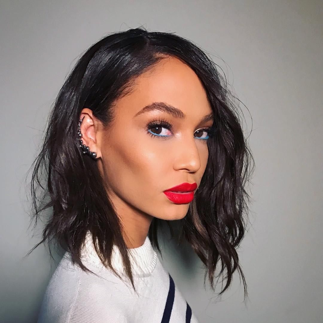 Joan Smalls bob haircut